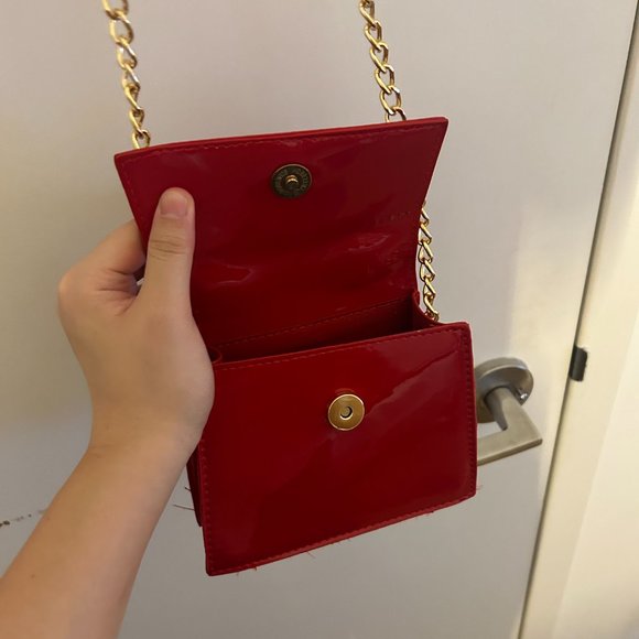 WINDSOR - Red Mini Tote Bag - Picture 5 of 5